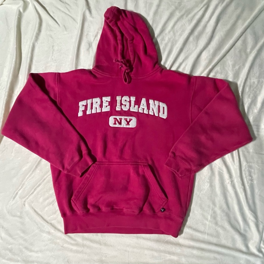 NY Fire Island Pink Hoodie